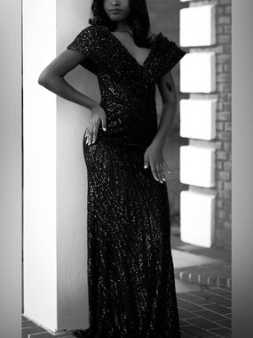 Elegant Black Prom Dress
